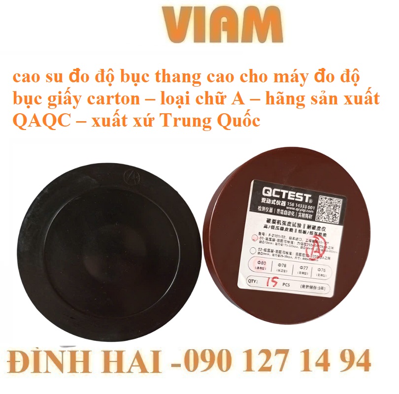 Cao su đo độ bục thang caocho máy đo độ bục giấy carton